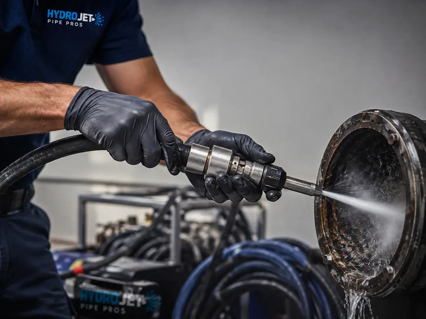 Hydro Jet Pipe Descaling in San Quentin, CA